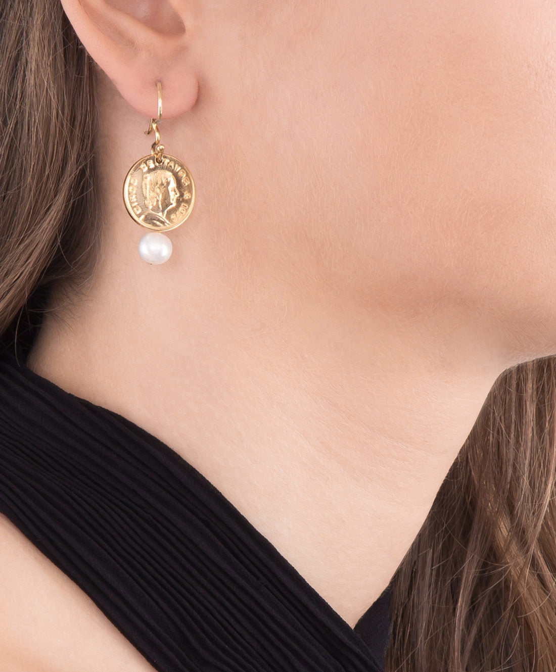 Pendientes moneda auténtica Memorias