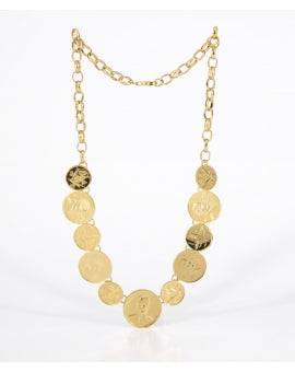 Collar monedas auténticas Memorias