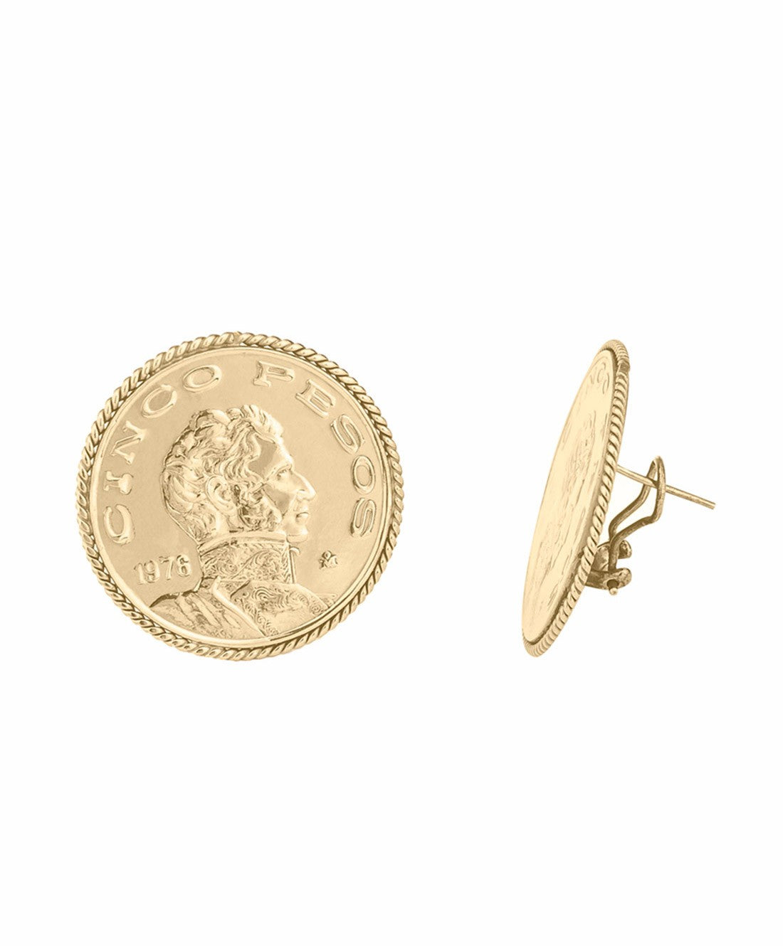 Pendientes moneda auténtica Memorias
