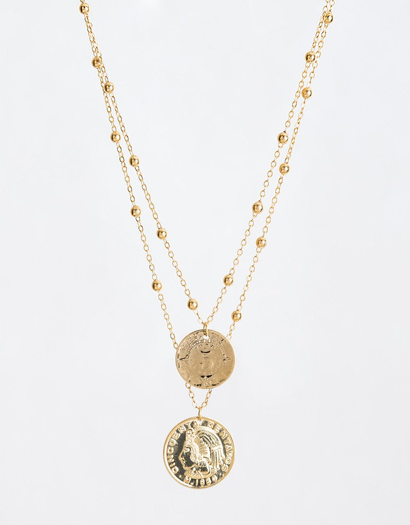 Collar monedas auténticas Memorias