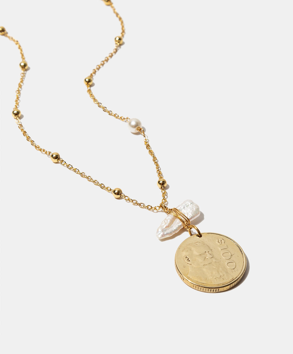 Collar moneda auténtica Memorias