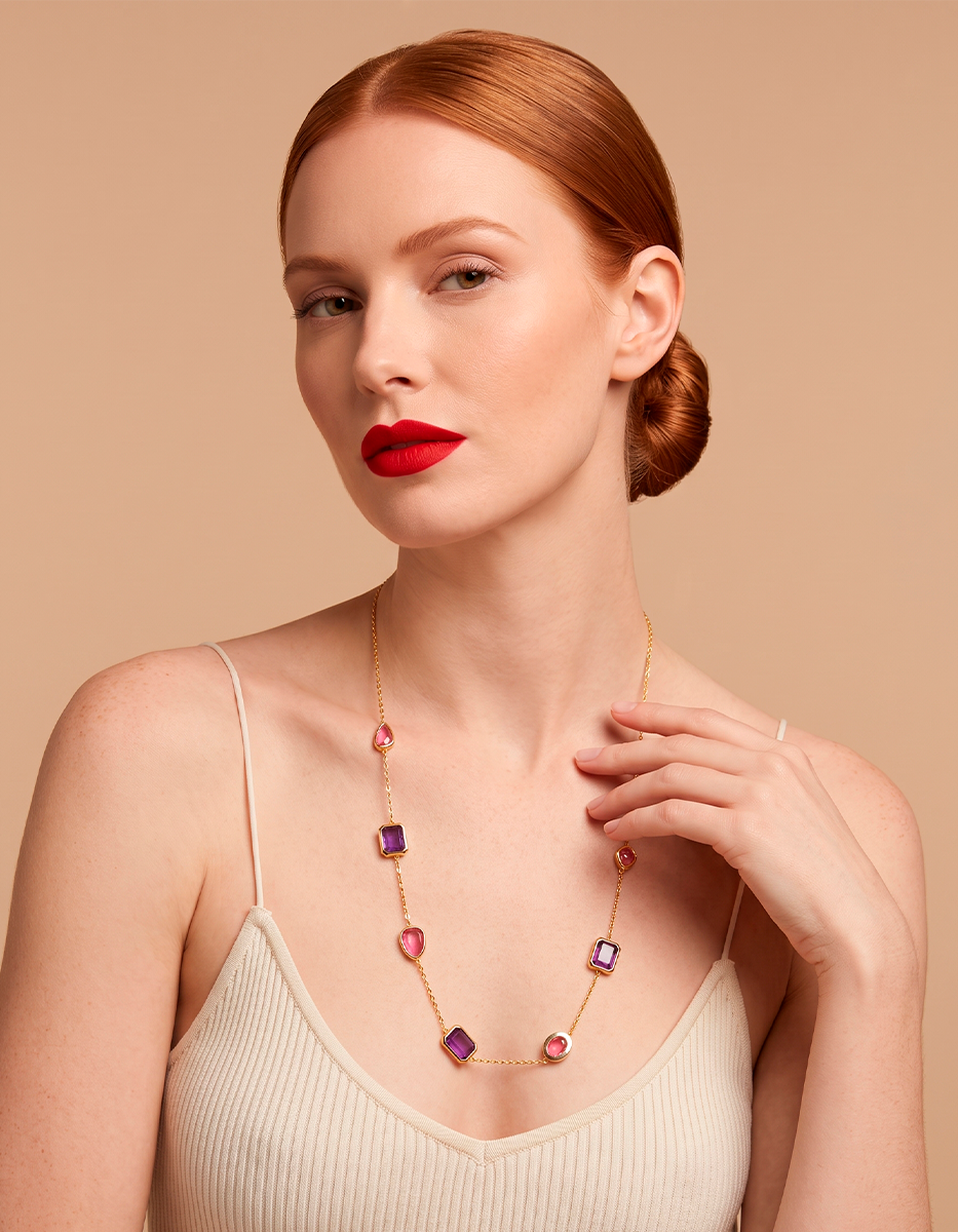Collar multigema Luxury Color
