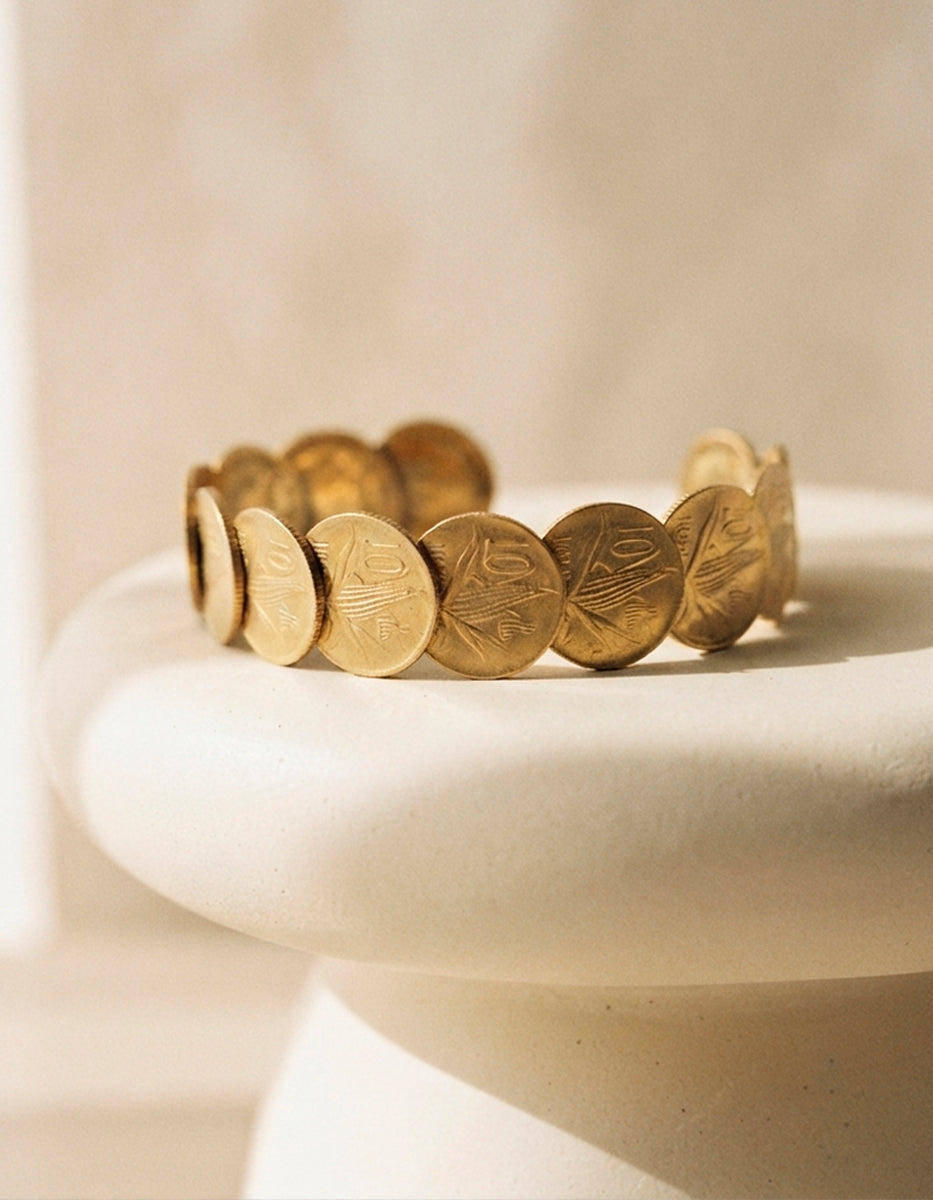 Brazalete monedas autenticas Memorias