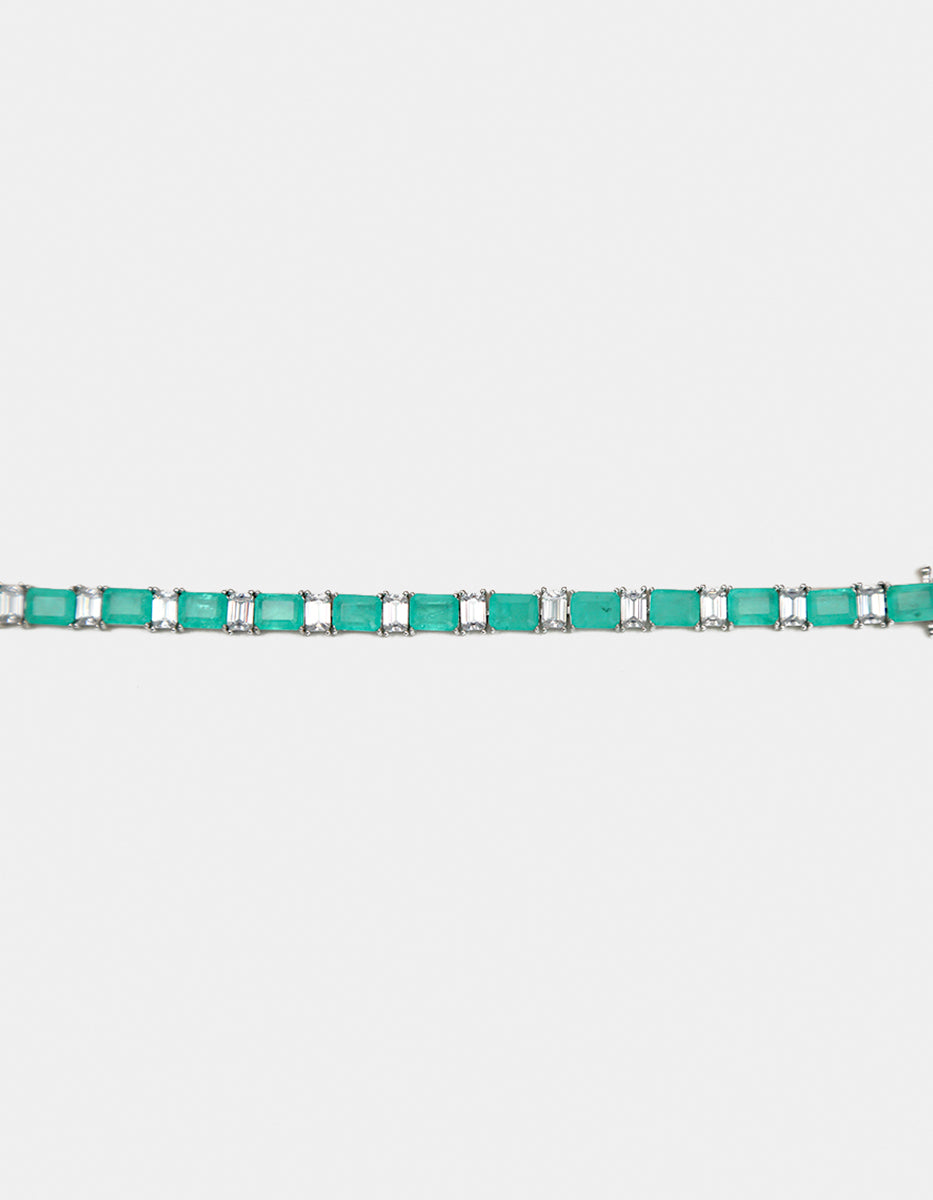 Pulsera de piedras Naturales paraiba Ave del Paraíso