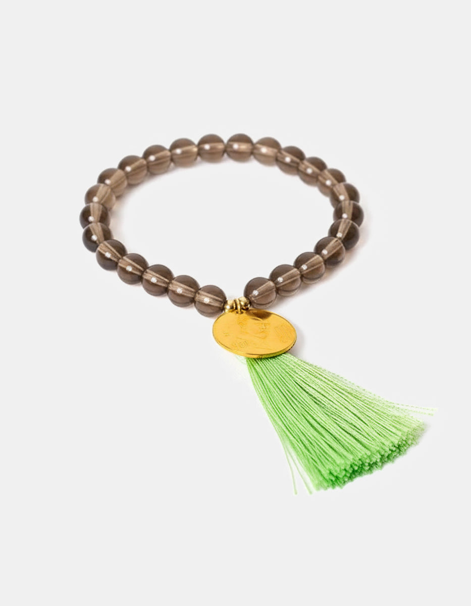 Pulsera moneda auténtica pompón Memorias