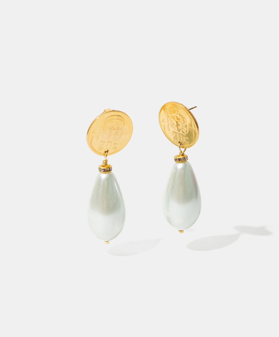 Pendientes moneda auténtica Memorias