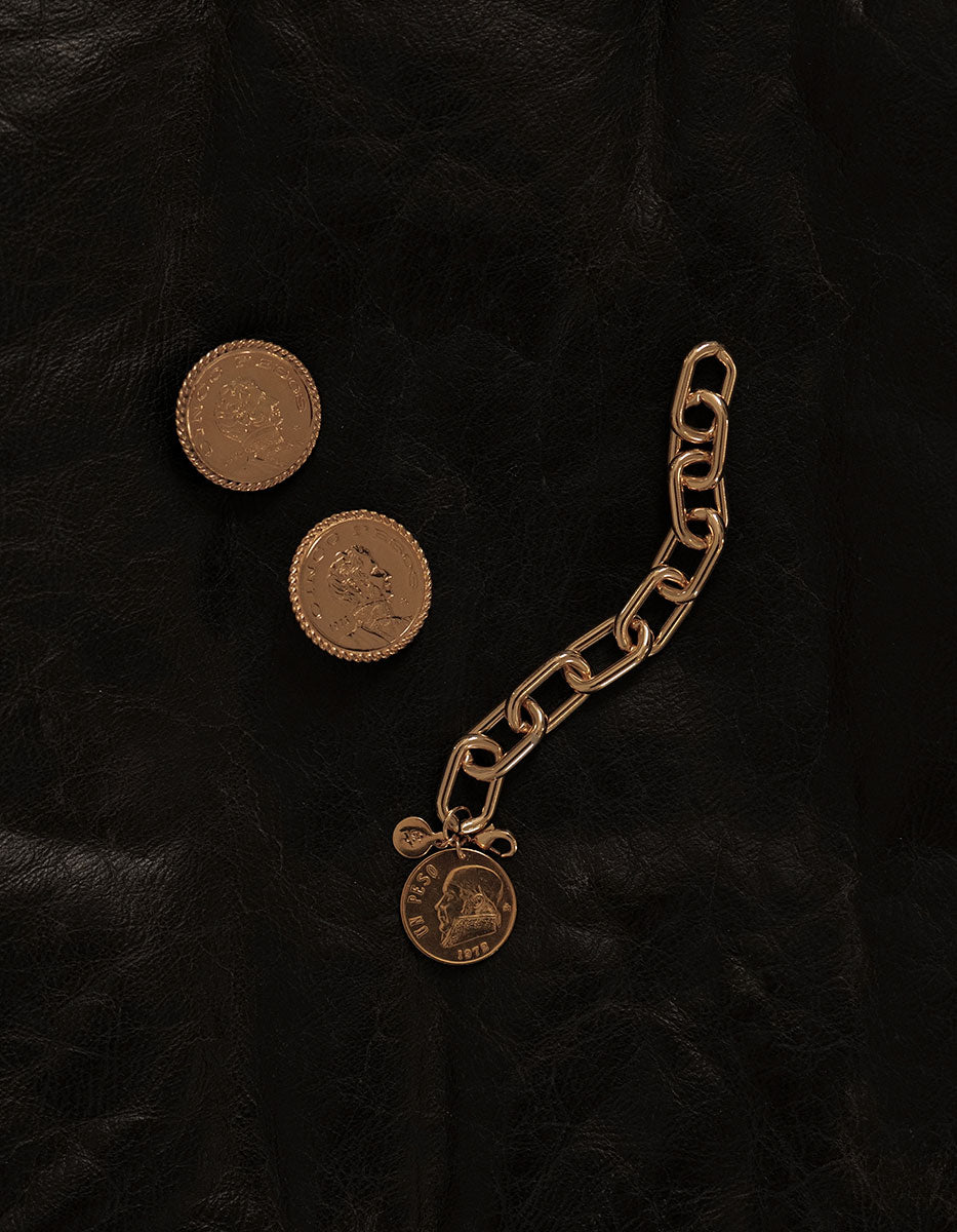 Pendientes moneda auténtica Memorias