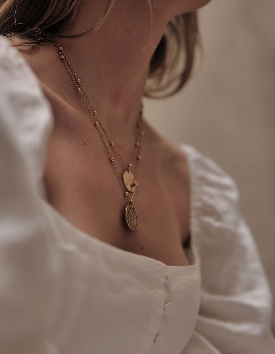 Collar monedas auténticas Memorias