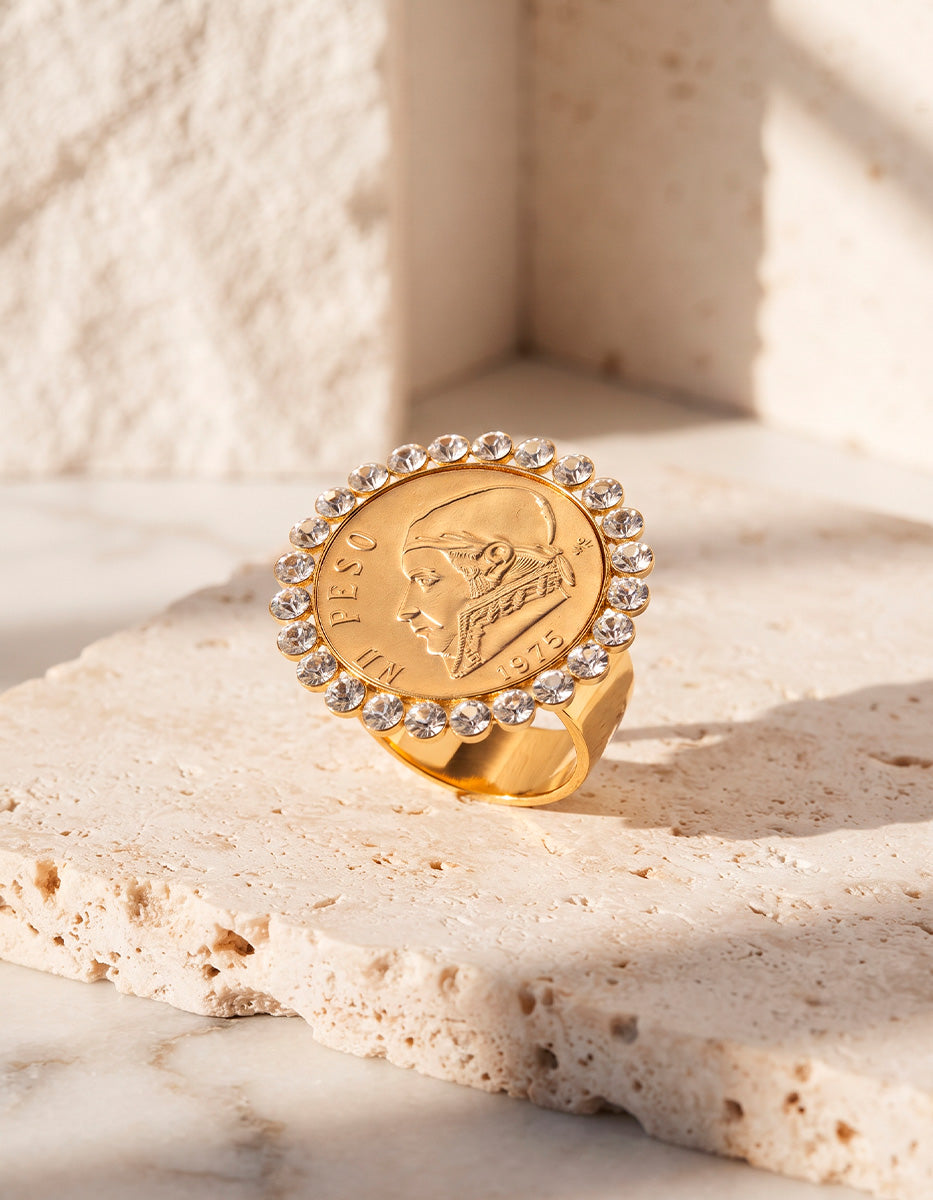 Anillo moneda auténtica Memorias