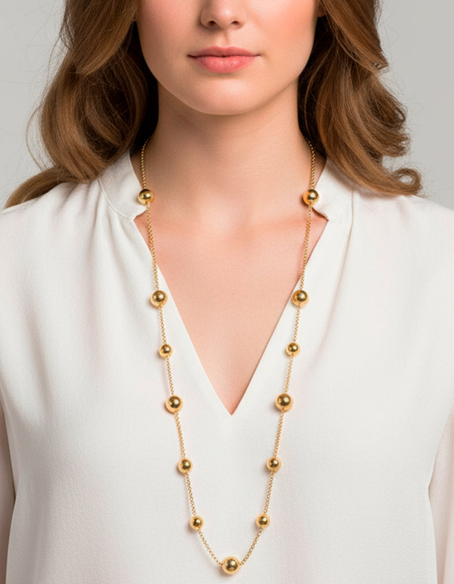 Collar multi esferas intercaladas Universe