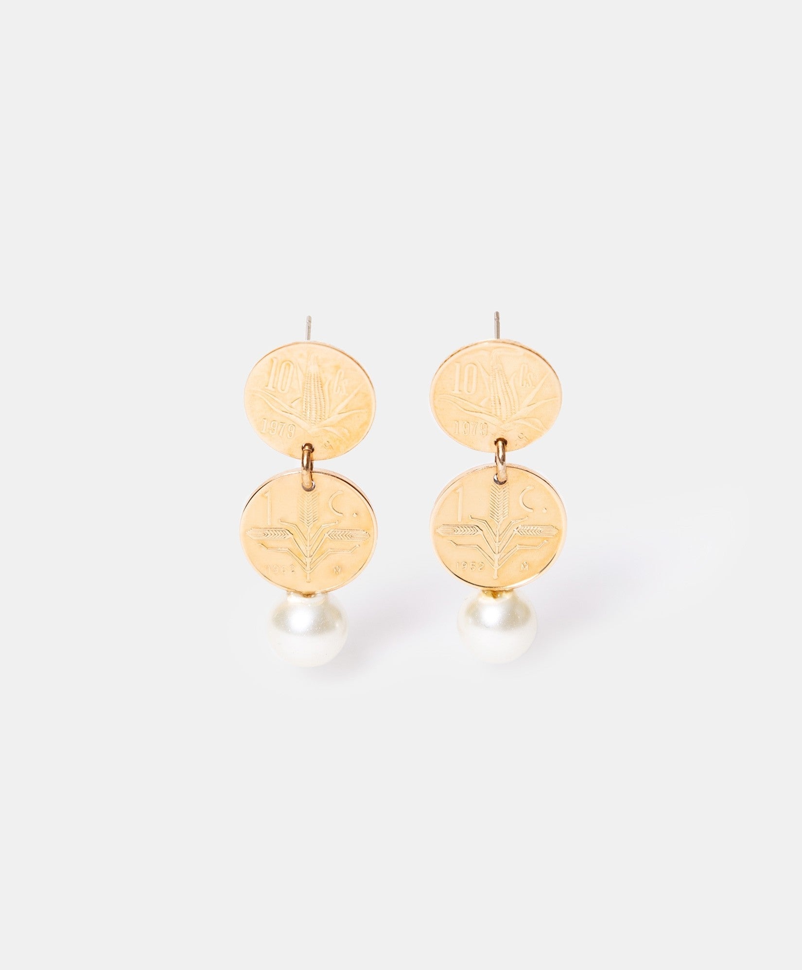 Pendientes moneda auténtica Memorias