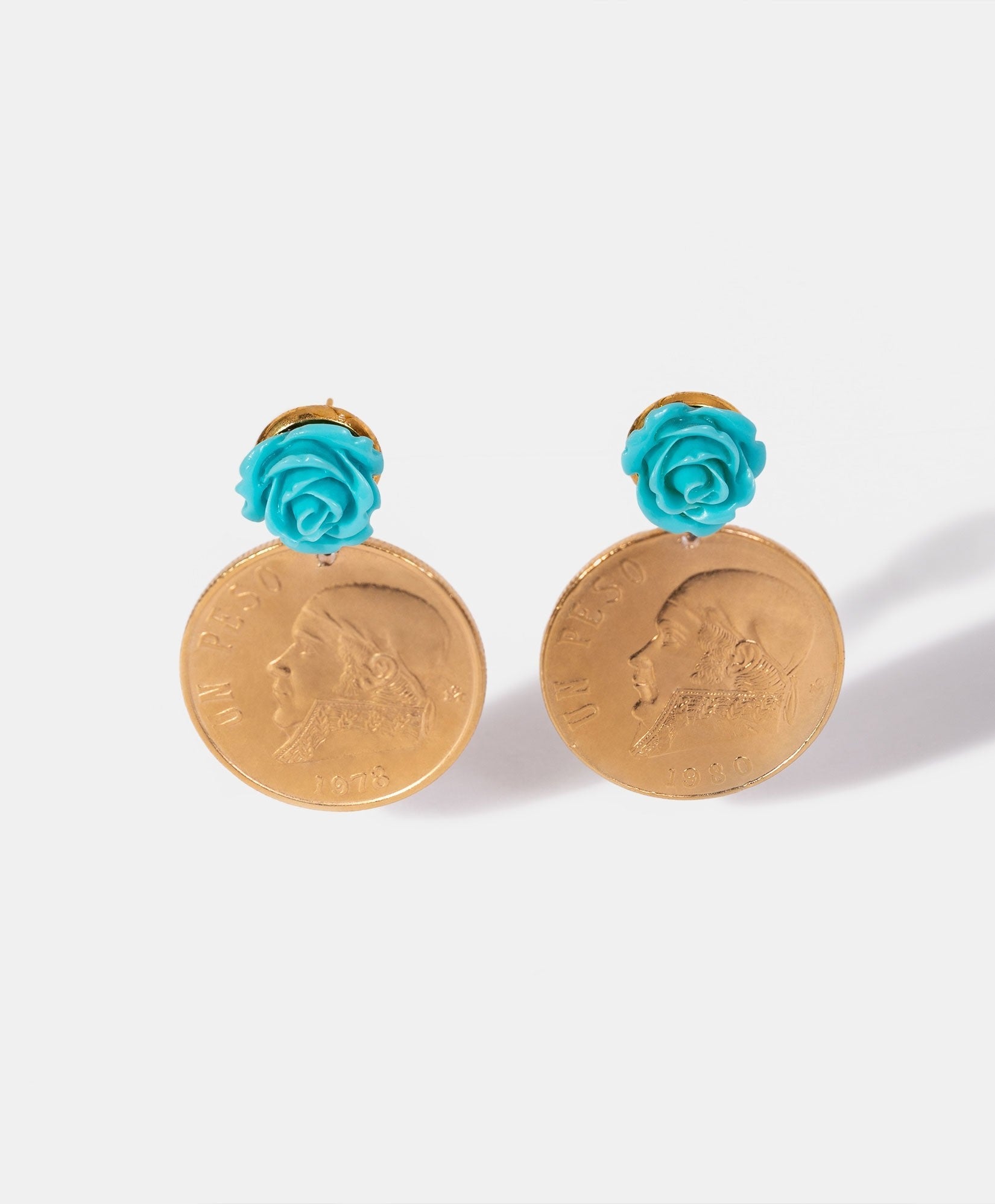 Pendientes moneda auténtica Memorias