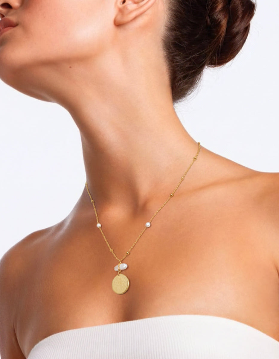 Collar moneda auténtica Memorias