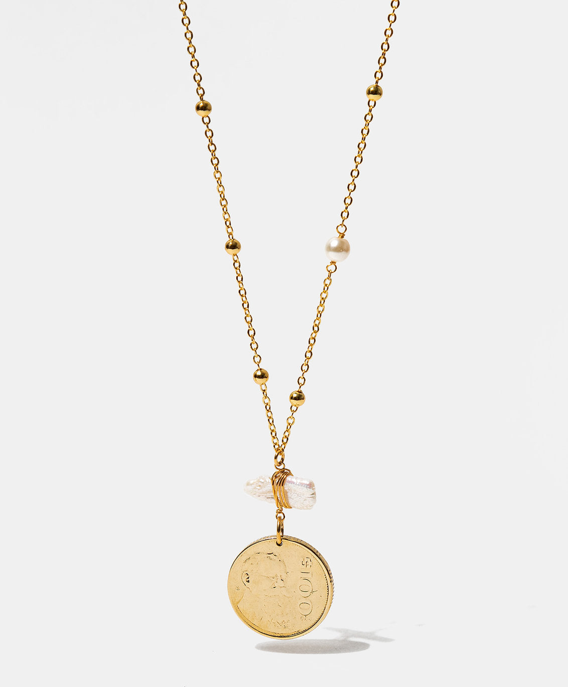 Collar moneda auténtica Memorias