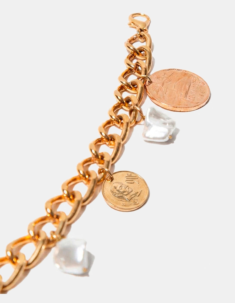 Pulsera monedas auténticas Memorias