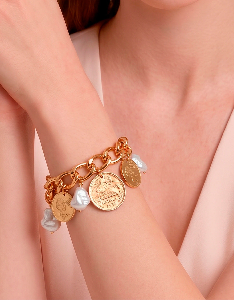 Pulsera monedas auténticas Memorias