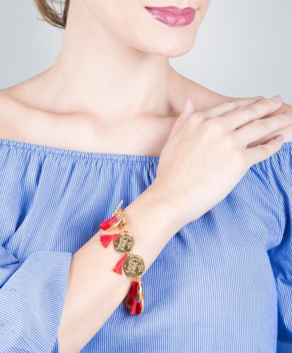 Pulsera monedas auténticas Memorias