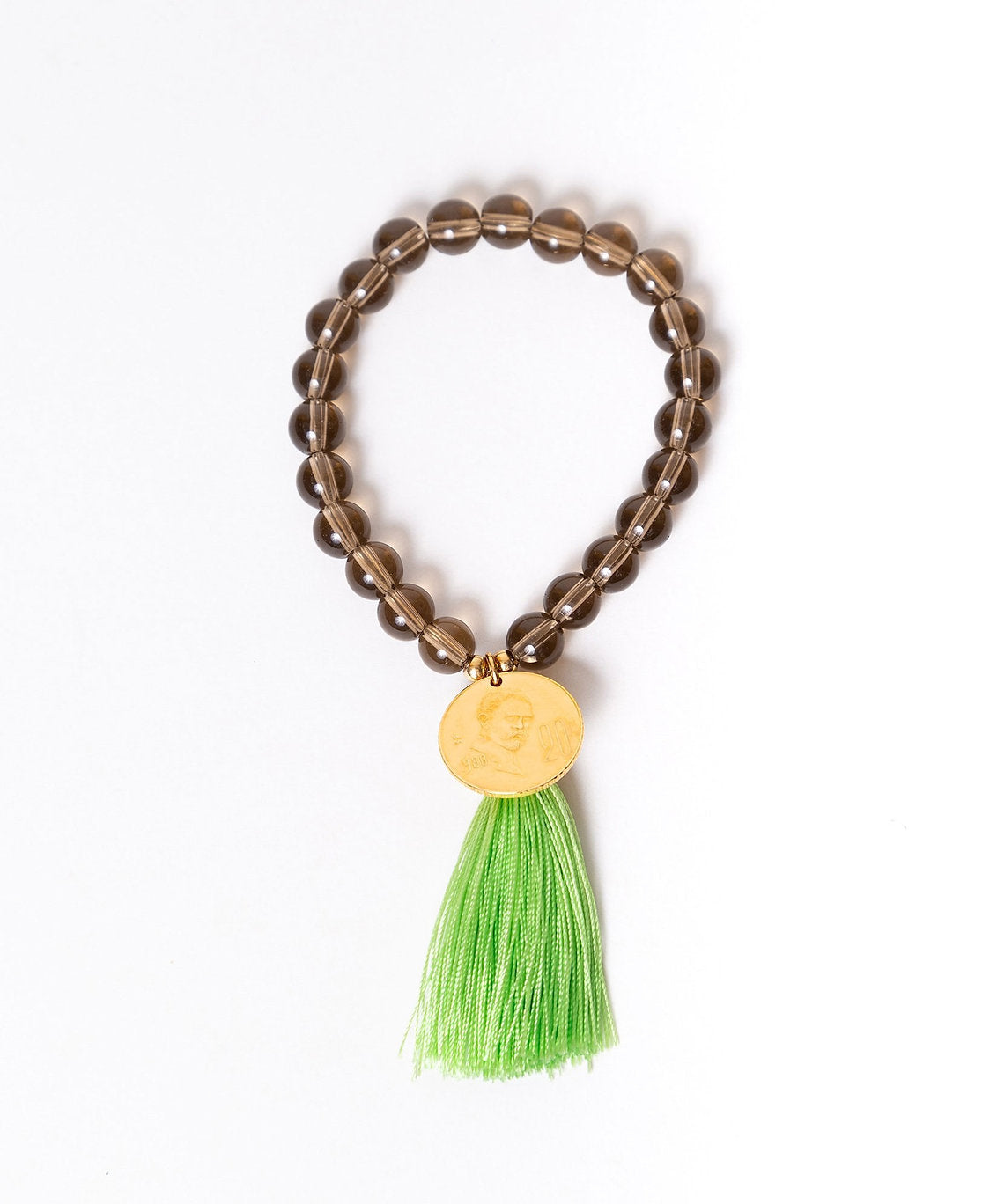 Pulsera moneda auténtica pompón Memorias