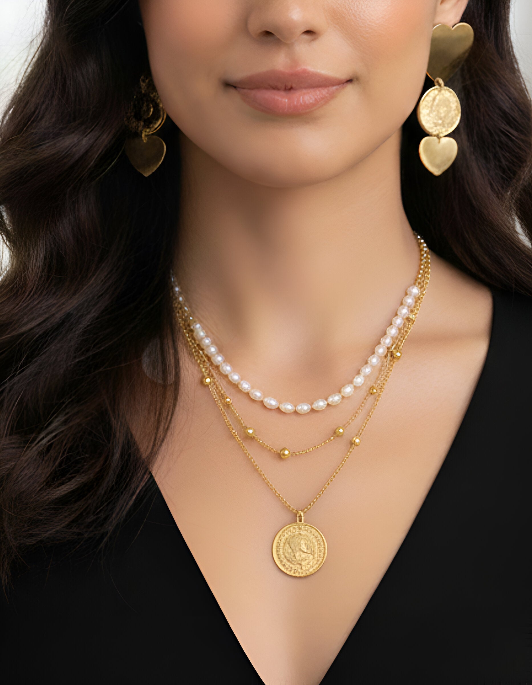 Collar monedas auténticas Memorias