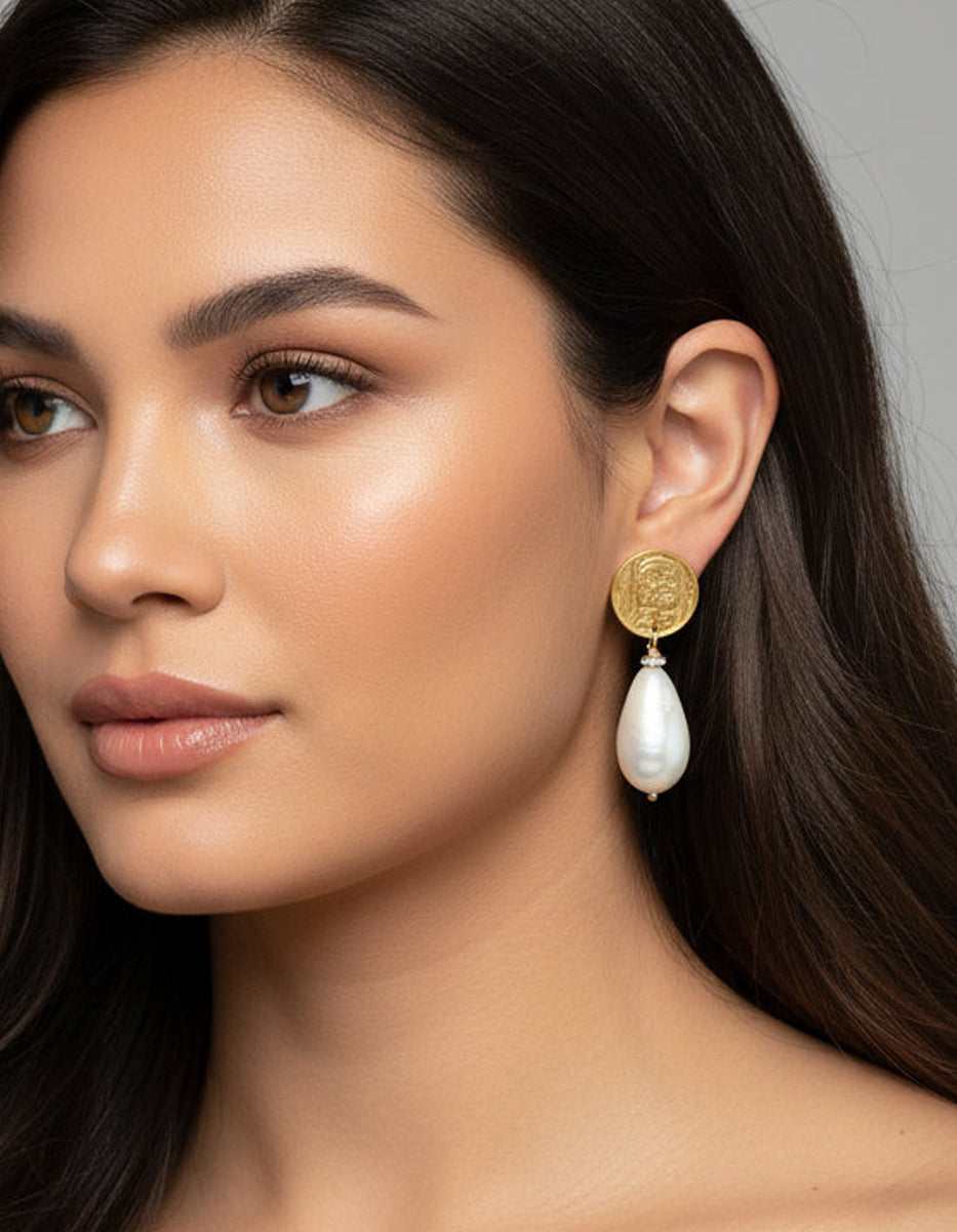 Pendientes moneda auténtica Memorias