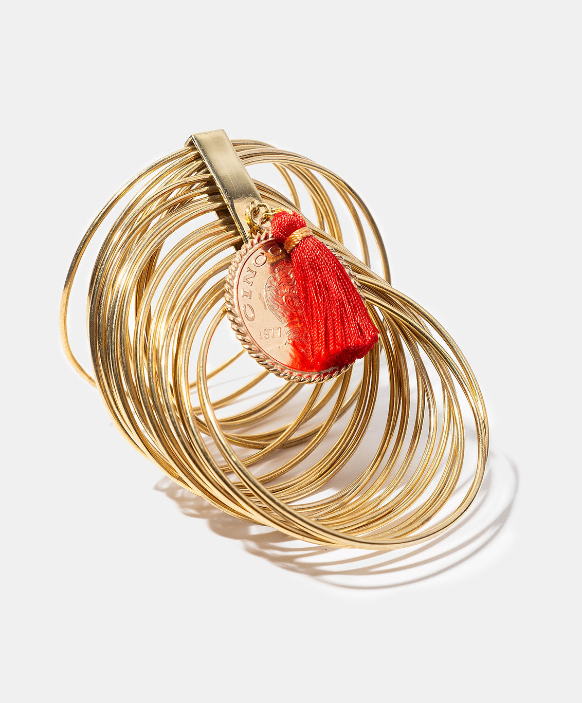 Brazalete líneas con moneda autentica Memorias